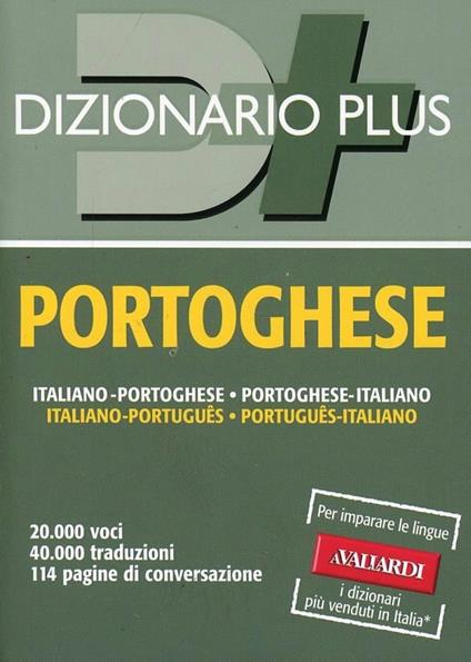 Dizionario portoghese. Italiano-portoghese, portoghese-italiano - copertina