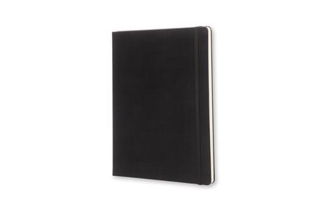 Taccuino Moleskine XL a righe copertina rigida nero. Black - 2