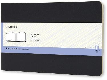 Album per schizzi Art Sketch Album Moleskine large copertina rigida nero. Black