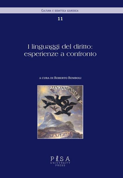 I linguaggi del diritto: esperienze a confronto - copertina