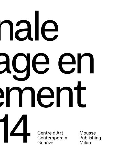 Biennale de l'Image en mouvement. Catalogo della mostra (Genève, 9 novembre 2016-29 gennaio 2017). Ediz. illustrata - copertina