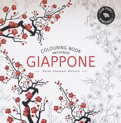 Giappone. Colouring book antistress - copertina