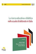 La ricerca educativa e didattica nelle scuole di dottorato in Italia (2018)