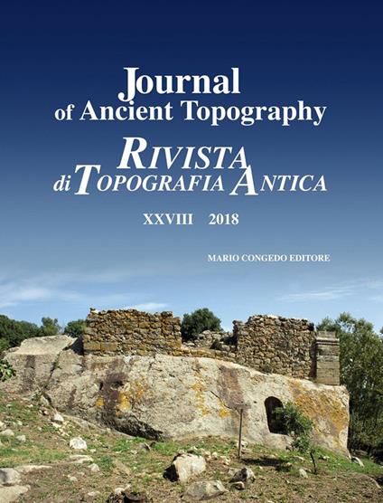 Journal of ancient topography-Rivista di topografia antica (2018). Ediz. bilingue. Vol. 28 - copertina