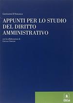 Appunti per lo studio del diritto amministrativo