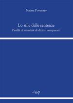 Lo stile delle sentenze. Profili di attualità di diritto comparato