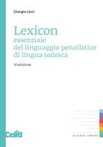 Lexicon essenziale del linguaggio penalistico di lingua tedesca