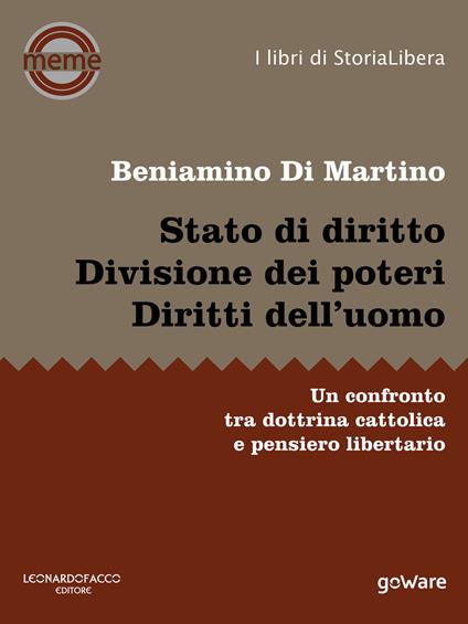 Stato di diritto. Divisione dei poteri. Diritti dell’uomo. Un confronto tra dottrina cattolica e pensiero libertario - Beniamino Di Martino - copertina