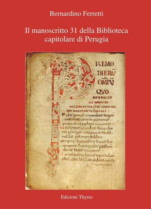 Manoscritto 31 della Biblioteca capitolare di Perugia - Bernardino Ferretti - copertina