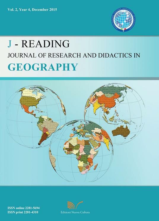 J-Reading. Journal of research and didactics in geography (2015). Vol. 2 - Gino De Vecchis - copertina