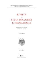 Rivista di studi bizantini e neoellenici (2015). Vol. 52