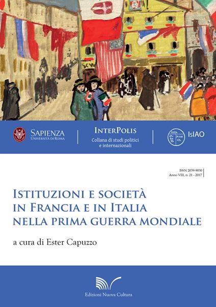 Istituzioni e società in Francia e in Italia nella prima guerra mondiale - copertina