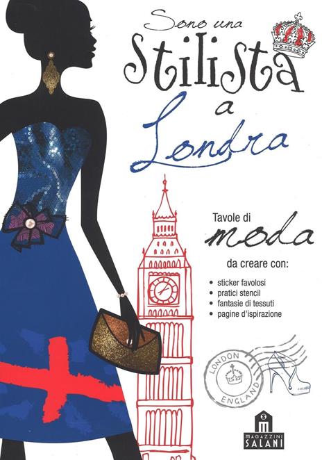 Sono una stilista a Londra. Con adesivi - copertina