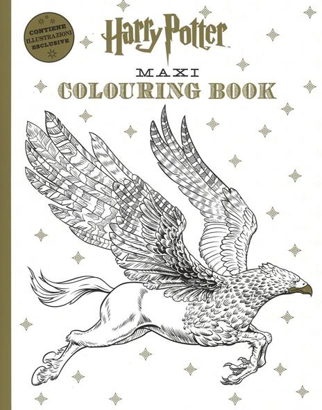 Harry Potter maxi colouring book. Ediz. illustrata - copertina