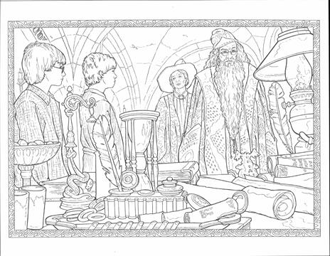 Colouring Book - Harry Potter - Maxi - J. K. Rowling