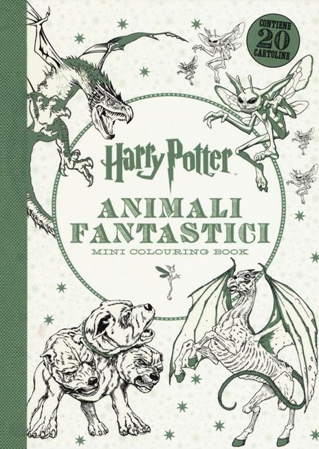 Harry Potter. Animali fantastici. Mini colouring book. Ediz. illustrata - copertina