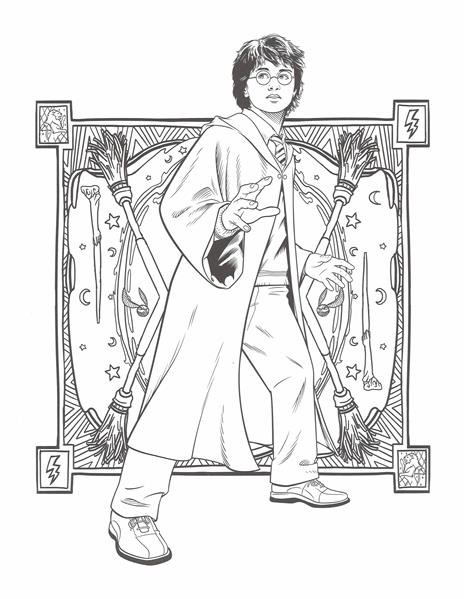 Harry Potter. Luoghi e personaggi fantastici. Maxi colouring book. Ediz. illustrata - 2