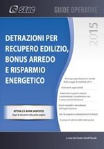 Detrazioni per recupero edilizio e risparmio energetivo