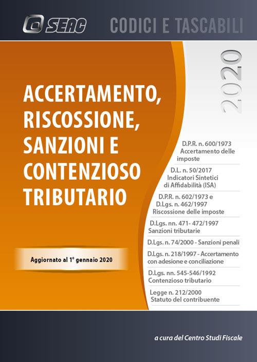 Accertamento, riscossione, sanzioni e contenzioso tributario - copertina