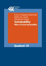 Sustainability. Pillar of social sustainability