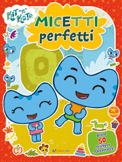 Micetti perfetti. Kit N Kate. Con adesivi. Ediz. a colori - copertina