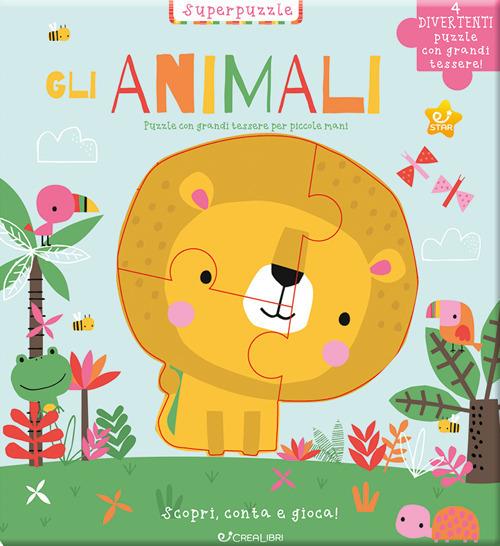 Gli animali. Scopri, conta e gioca! Ediz. a colori - copertina