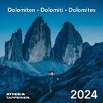 Dolomiten Postkartenkalender-Dolomiti–Dolomites. Calendario 2024. Ediz. multilingue