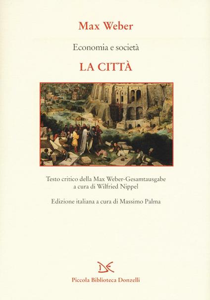 Economia e società. La città - Max Weber - copertina