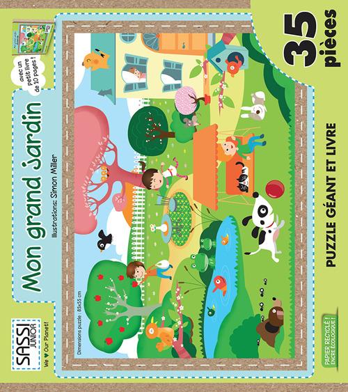 Mon grand jardin. Libro puzzle - Simon Miller - copertina