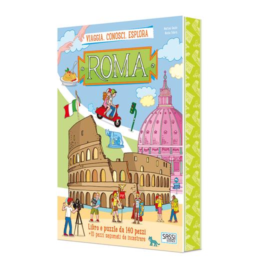 Roma. Viaggia, conosci, esplora. Libro puzzle - Matteo Gaule,Nadia Fabris - copertina