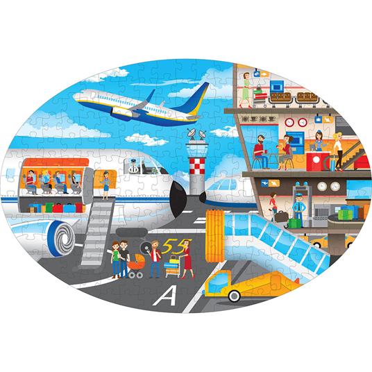 L' aeroporto. Viaggia, conosci, esplora. Ediz. illustrata. Con puzzle - Simon Miller - 2