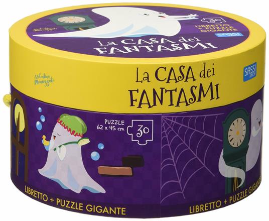 La casa dei fantasmi. Ediz. a colori. Con puzzle gigante - Valentina Facci - copertina