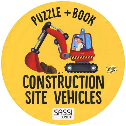 Construction site vehicles. Ediz. a colori. Con puzzle - Matteo Gaule - copertina