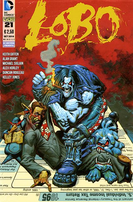 Lobo. Vol. 21 - Keith Giffen,Alan Grant,Simon Bisley - copertina