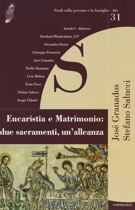 Eucaristia e matrimonio: due sacramenti, un'alleanza - copertina