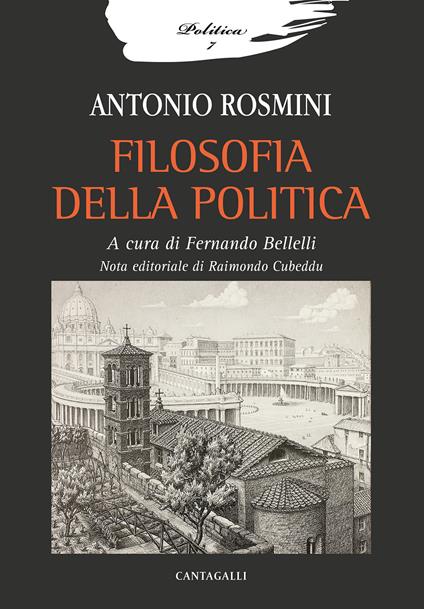 Filosofia della politica - Antonio Rosmini - copertina