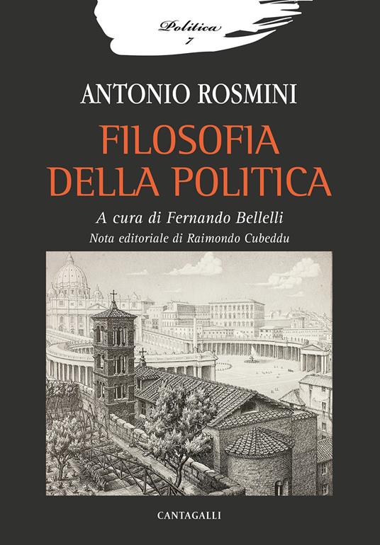 Filosofia della politica - Antonio Rosmini - copertina