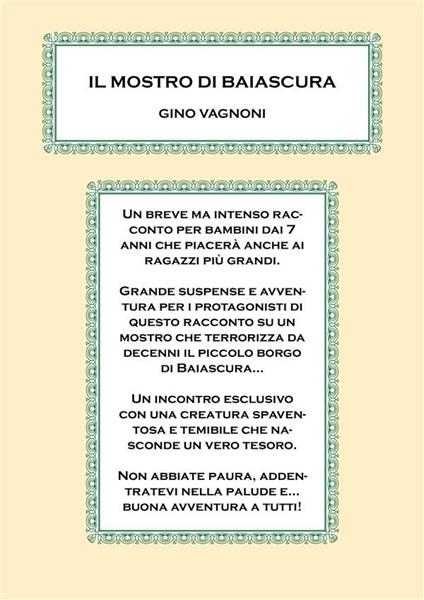 Il mostro di Baiascura - Gino Vagnoni - ebook