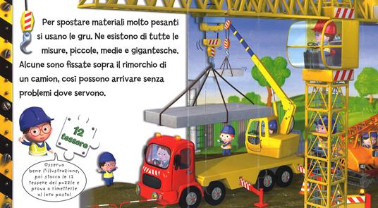 Le macchine del cantiere. Oggi guido io. Libro puzzle. Ediz. a colori - Emilie Beaumont - 3