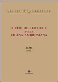 Ricerche storiche sulla Chiesa Ambrosiana. Vol. 33: clero ambrosiano nei secoli XVII-XVIII, Il. - copertina