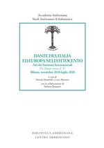 Dante fra Italia ed Europa nell'Ottocento