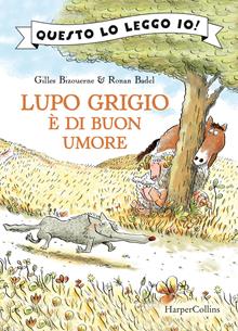 Lupo grigio è di buon umore