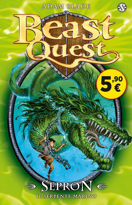 Sepron. Il serpente marino. Beast Quest. Vol. 2 - Adam Blade - copertina