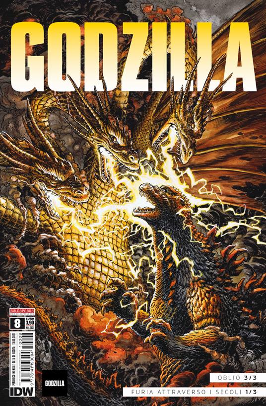 Godzilla. Vol. 8: Oblio-Furia attraverso i secoli. - John Layman - copertina