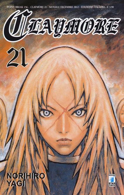 Claymore. Vol. 21 - Norihiro Yagi - copertina