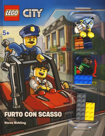 Furto con scasso. Lego City. Ediz. a colori. Con gadget - Steve Behling - copertina