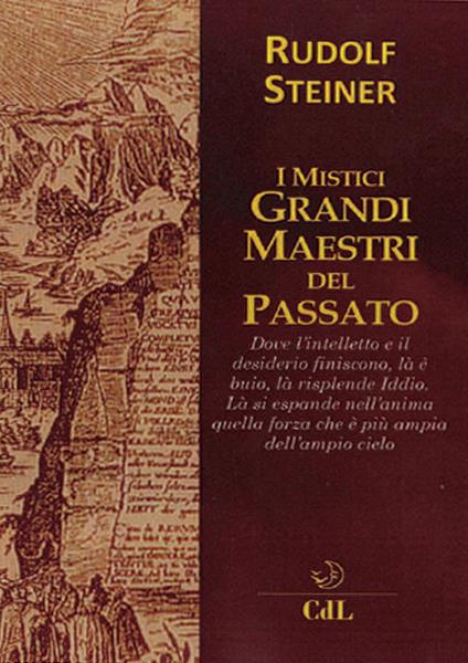 I mistici grandi maestri del passato - Rudolf Steiner - copertina