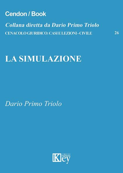 La simulazione - Dario Primo Triolo - copertina