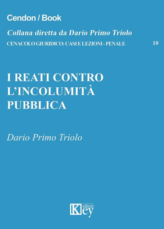 I reati contro l'incolumità pubblica - Dario Primo Triolo - copertina