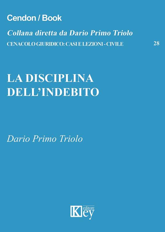 La disciplina dell'indebito - Dario Primo Triolo - copertina